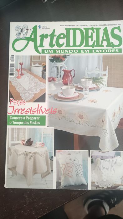 3 revistas costura novas