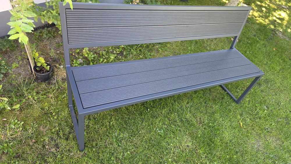 Ławka ogrodowa metalowa