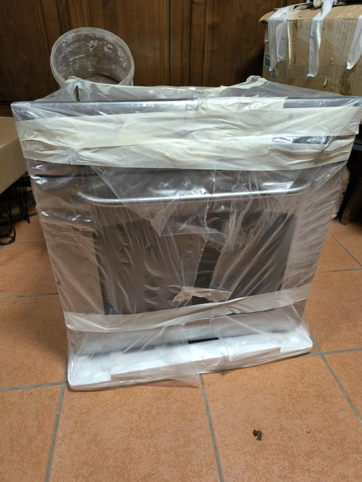 Forno + fogão a gás