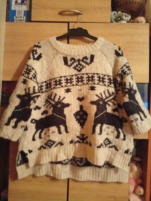 Sweter Sweterek Renifer H&M