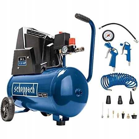 Kompresor bezolejowy sprężarka Scheppach HC25o 24 l 8 bar