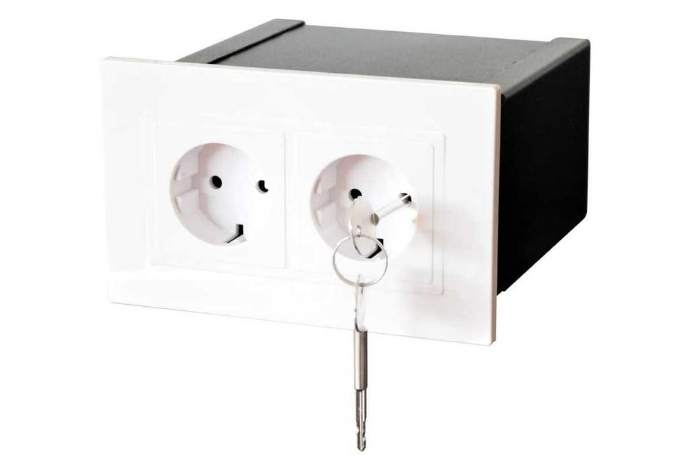 Sejf Skrytka Gniazdko STAL