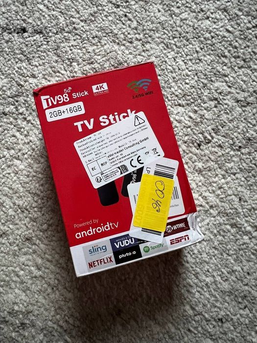 Android TV-приставка TV98 Stick 4K Ultra HD