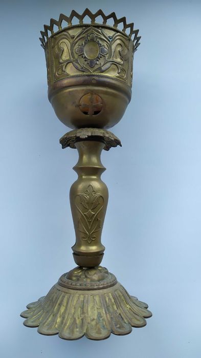 Лампадка латунна