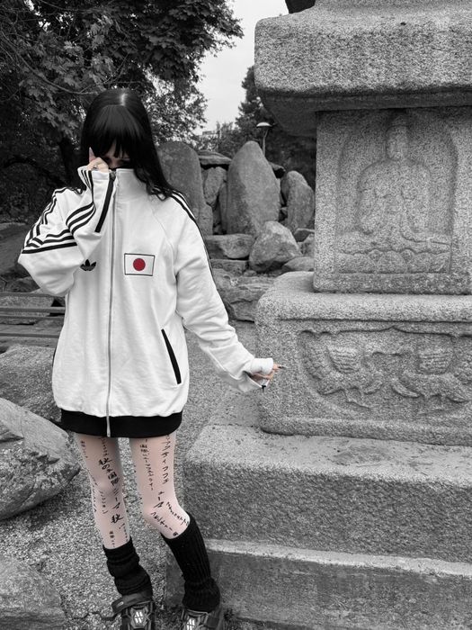 Adidas x Japan White zip        balensiaga archive type