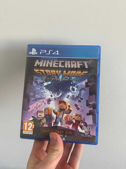 диск minecraft story mode для PS4