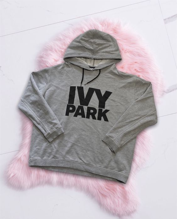 Bluza z kapturem Ivy Park rozmiar L szara hoodie