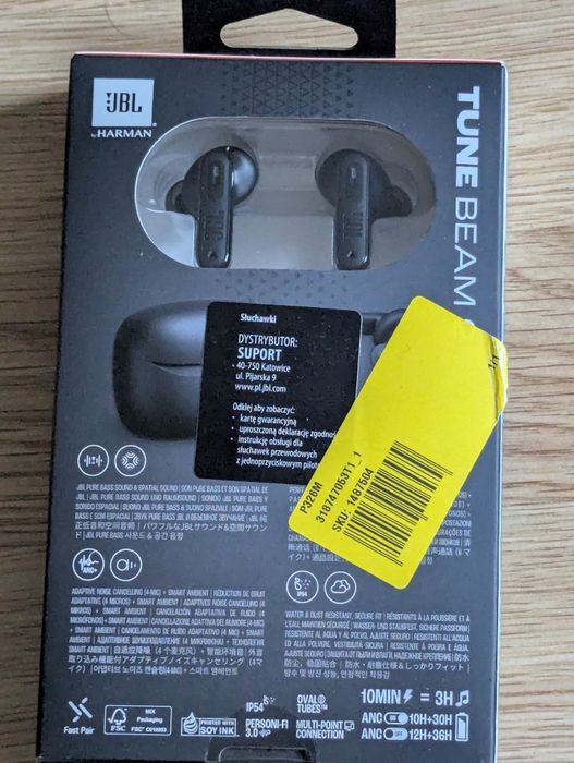 JBL Tune Beam 2 nowe nieotwierane prezent