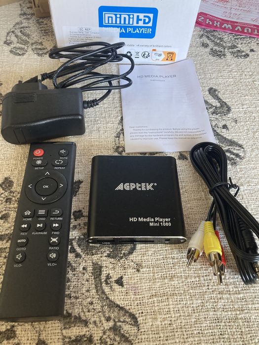 Цифровий медійний плеєр Mypin mkv rm-sf usb hdd hdmi cvbs
