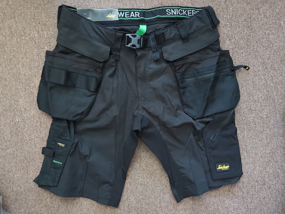 54 Snickers FlexiWork elastyczne szorty spodenki robocze SlimFit BHP stretch ripstop 61 72