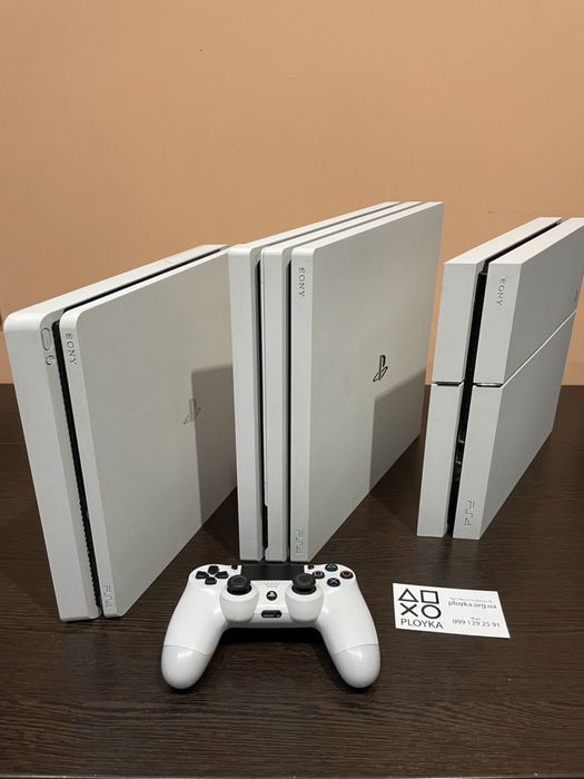Магазин! Playstation 4 500GB White (1 или 2 геймпада). С гарантией
