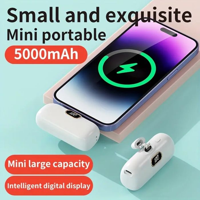 Павербанк USB-C  ( білий)