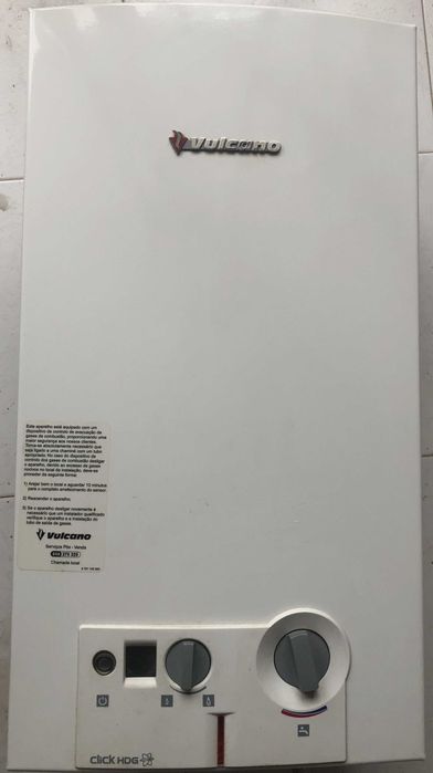 Vulcano;  substituição por termoacumulador;  Gás Butano; Hidrogerador