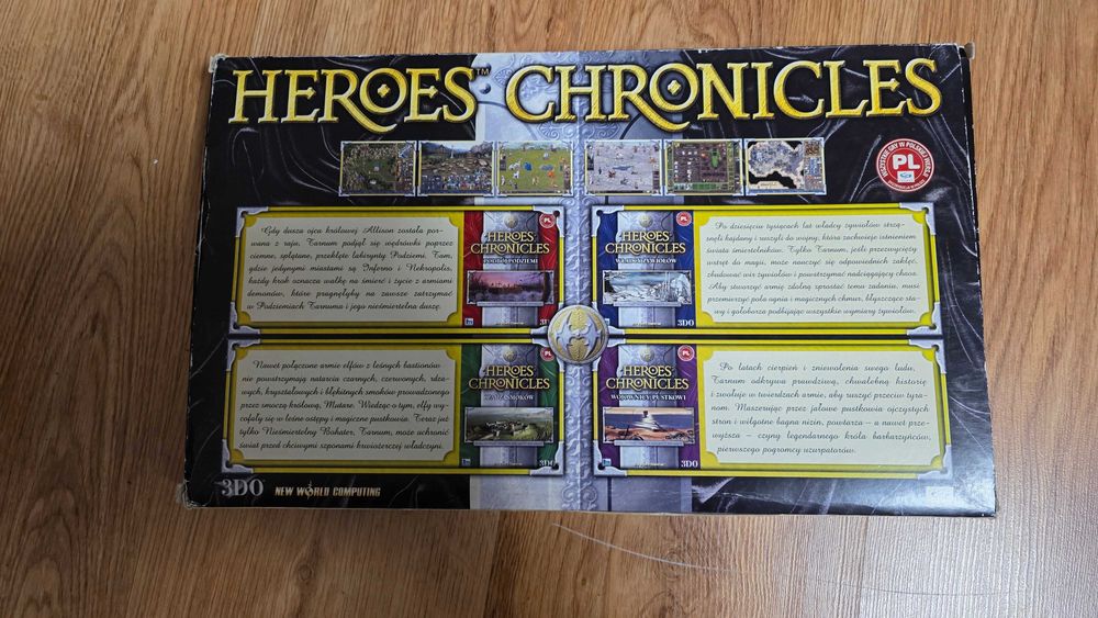 PC Heroes of might & magic chronicles kolekcjonerska polskie wydanie