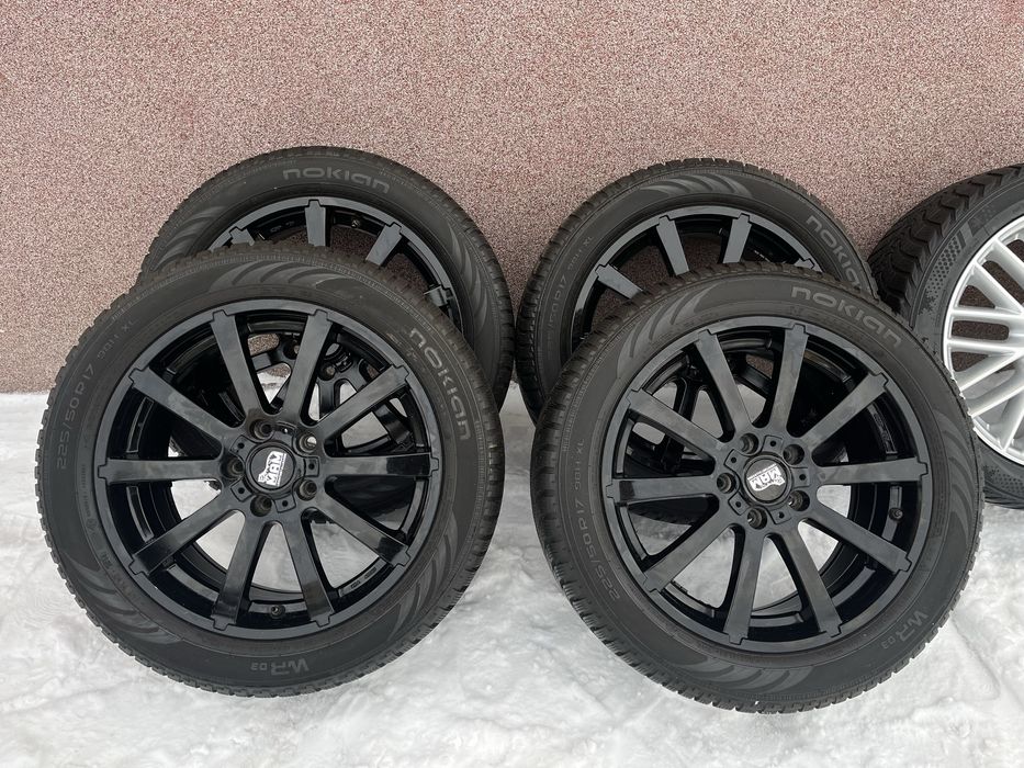 Диски з Новою Зимовою Резиною R17 5.112 Audi Volkswagen Skoda