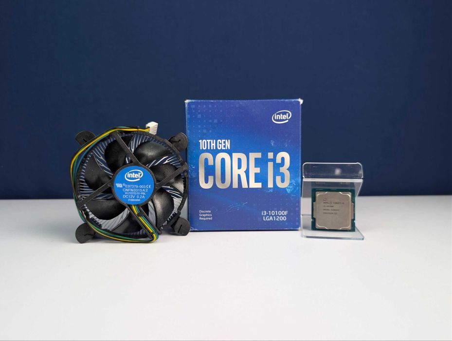 Процесор Intel Core i3-10100F (s1200, / BOX) | МАГАЗИН | Гарантія 90 днів