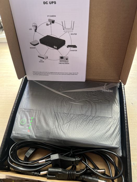 DC UPS блок безперебійного живлення для роутера і 5V 9V 12V 10400 mAh