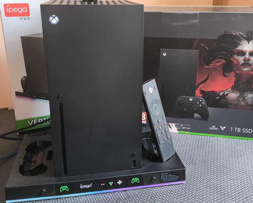 Konsola Xbox Series X 1TB z napędem Blu-Ray| Pilot| Podstawka| Super Stan