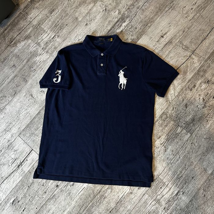 Granatowa koszulka polo Ralph Lauren