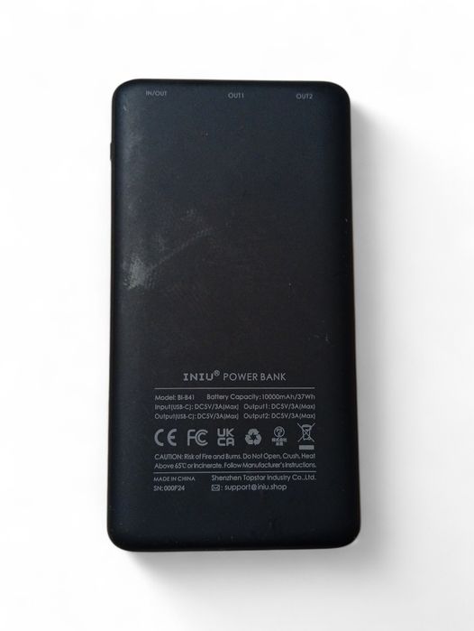 Power Bank INIU 10.000 mAh (BI-B41) – em bom estado