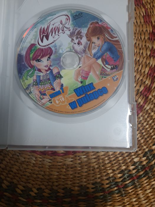 DVD z bajką Winx w pulapce