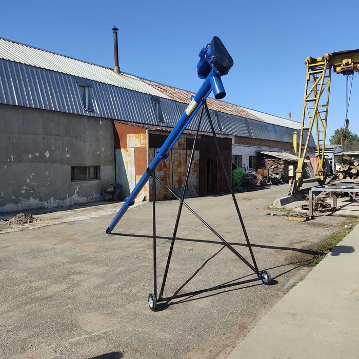 Шнек Ø159*6м*380В, підборщик зерна, шнековый навантажувач, протруювач