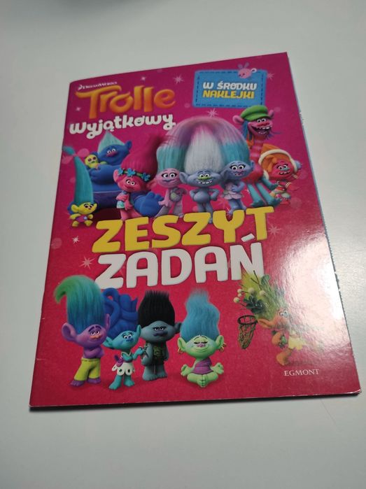 Trolle kolorowanka łamigłówki zadania naklejki
