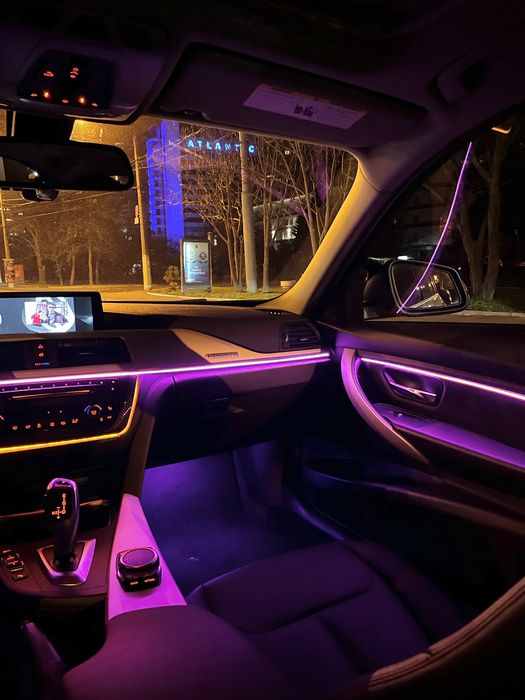 Контурная Ambient подсветка салона на все марки авто LED RGB Освещение