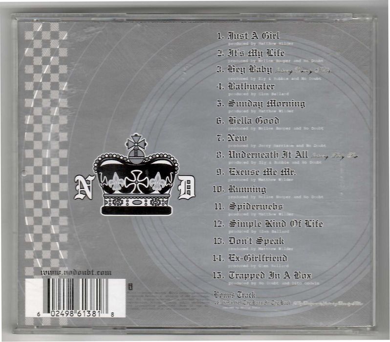 No Doubt - The Singles 1992 - 2003 [CD] [EU]