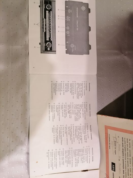 Rádio Telefunken Jubilate 201 - vintage - 1967