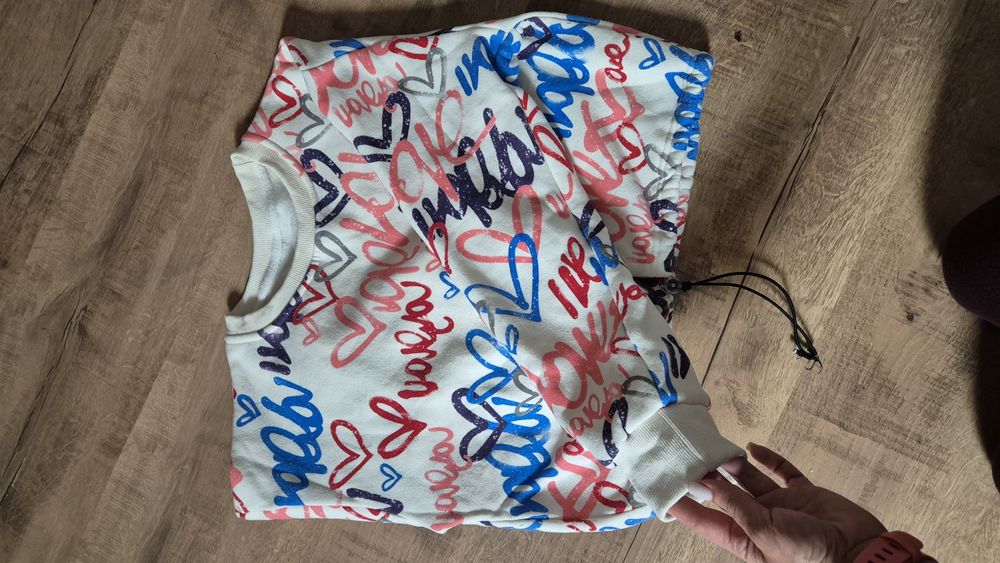 Bluza oversize wielobarwna