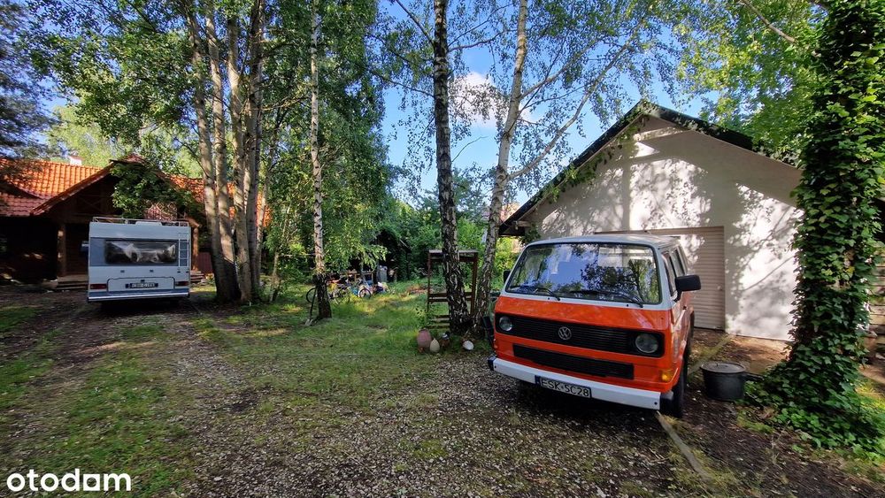 Wyjątkowy drewniany dom pod Warszawą działka 2700m2
