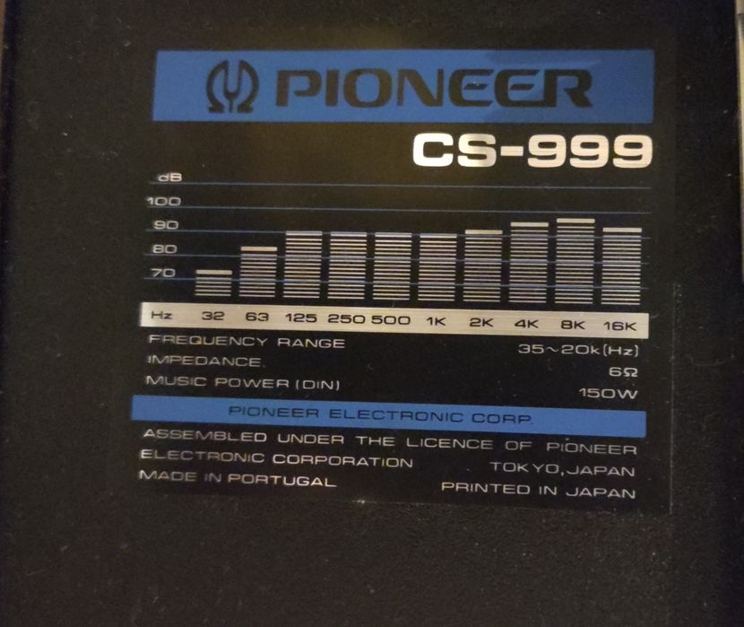Vendo coluna PIONEER 150W