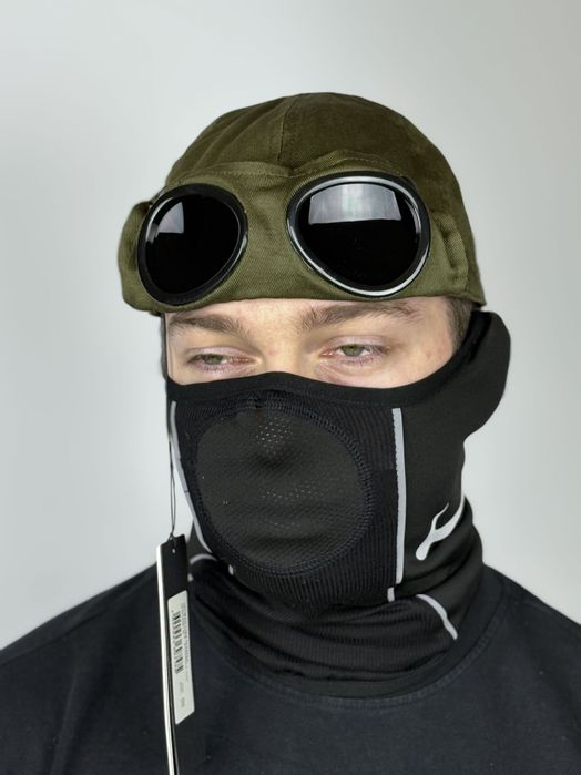 Кепка C.P. Сompany з лінзами, One size Унісекс Хакі, Синя.