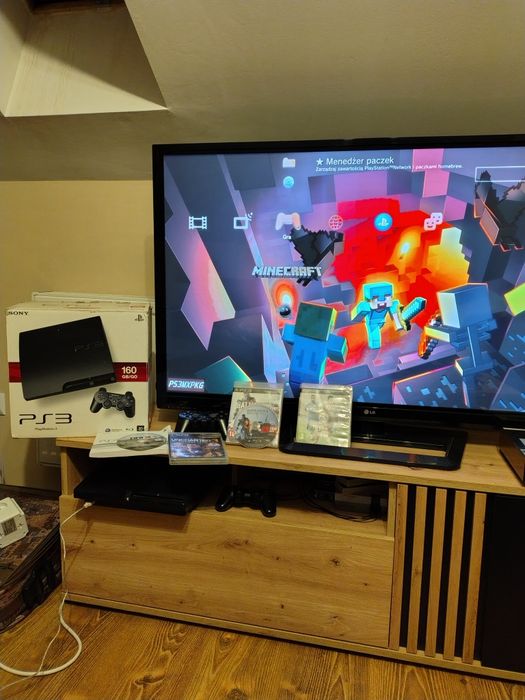 Konsola PS3/pad/gry/PKGi