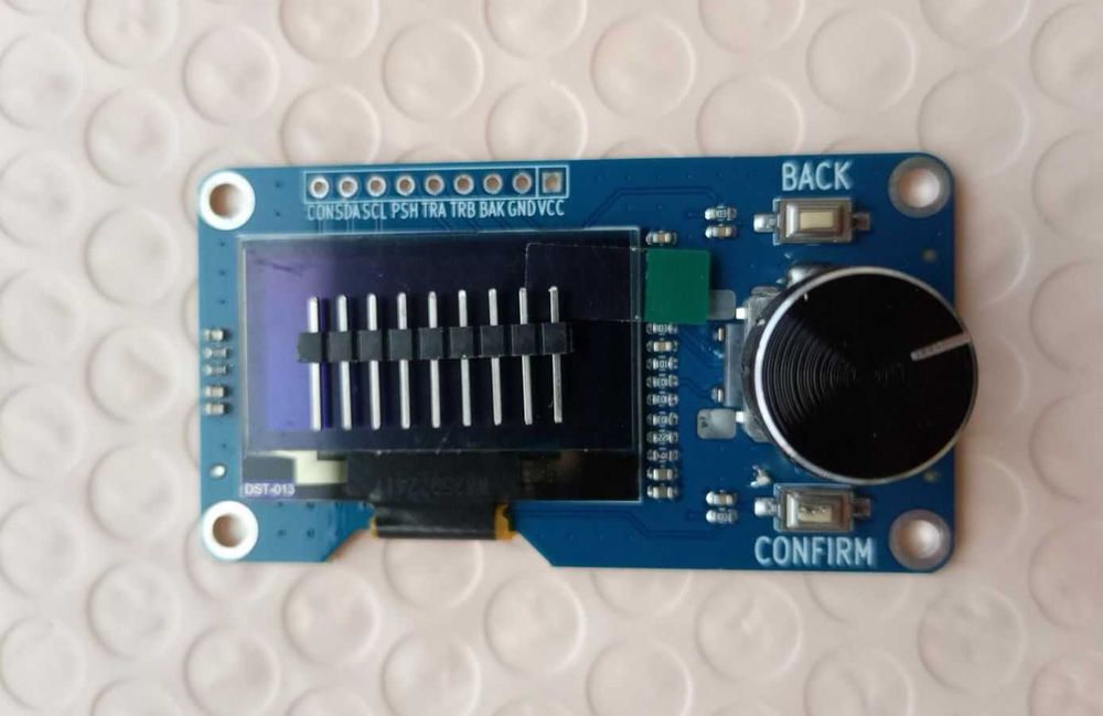 OLED 1,3" 128 х 64 SH1116 дисплей на плате c энкодером и кнопками