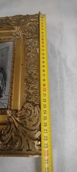 Quadro antigo em relevo "A última ceia"
