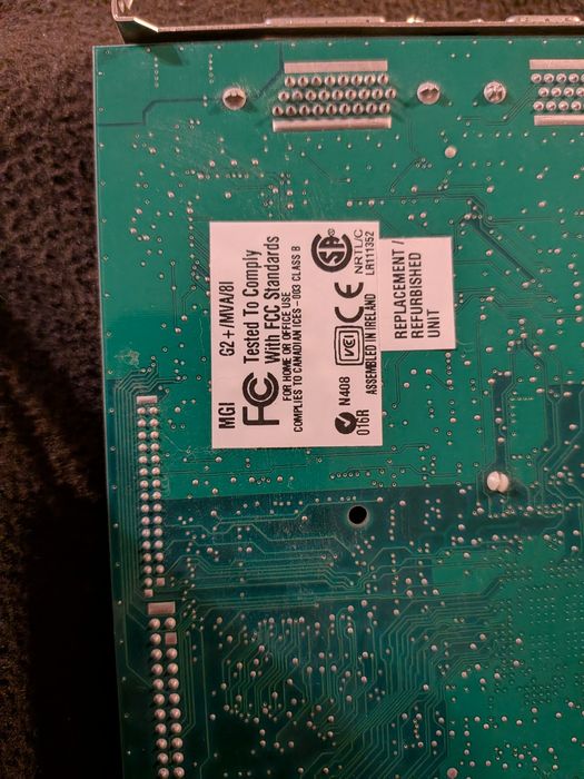 Karta graficzna retro Matrox G2+