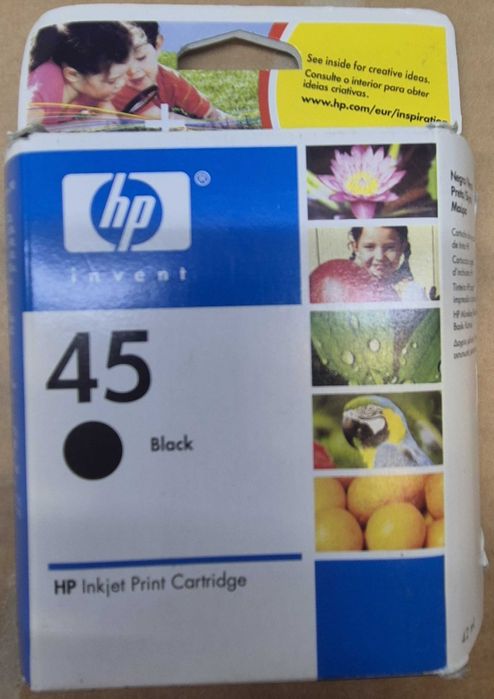 Tinteiro original HP 45 Preto