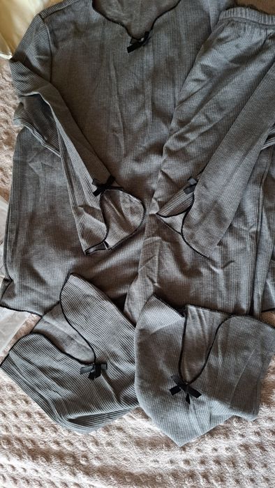 Жіноча піжама в рубчик