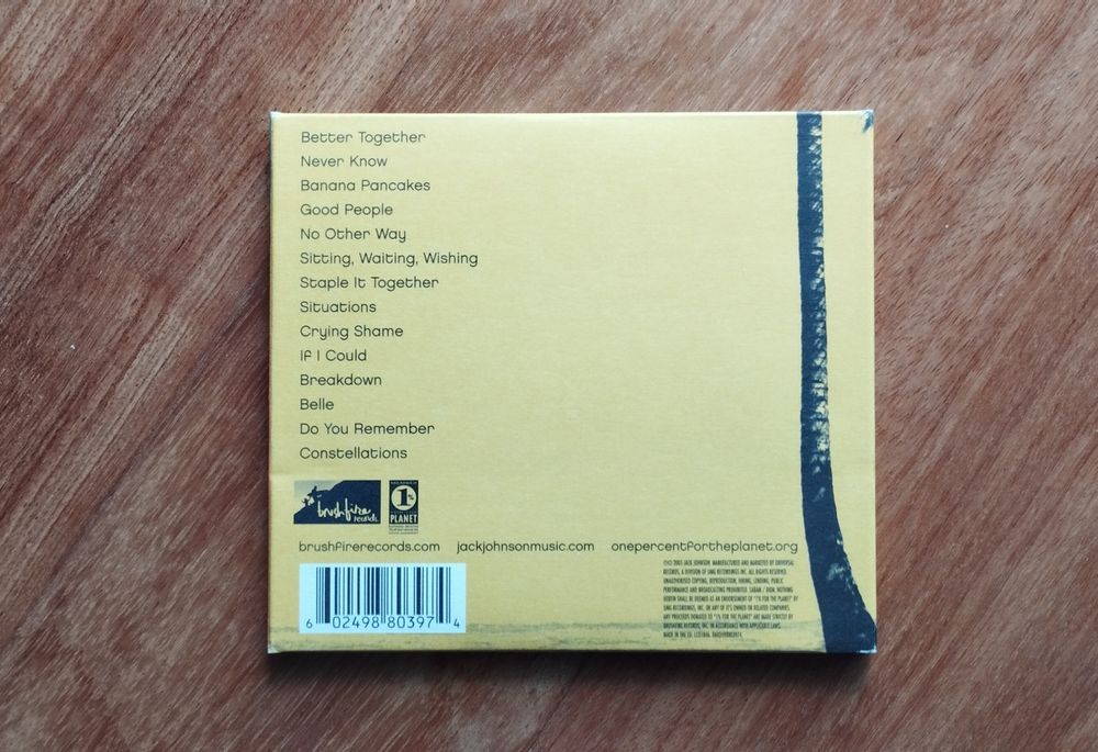 CD Álbum original - JACK JOHNSON - In Between Dreams