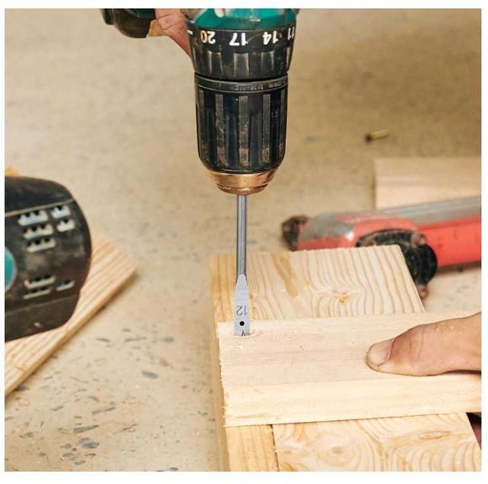 Wiertła do drewna łopatkowe 10-25mm 6 sztuk GUNPLA