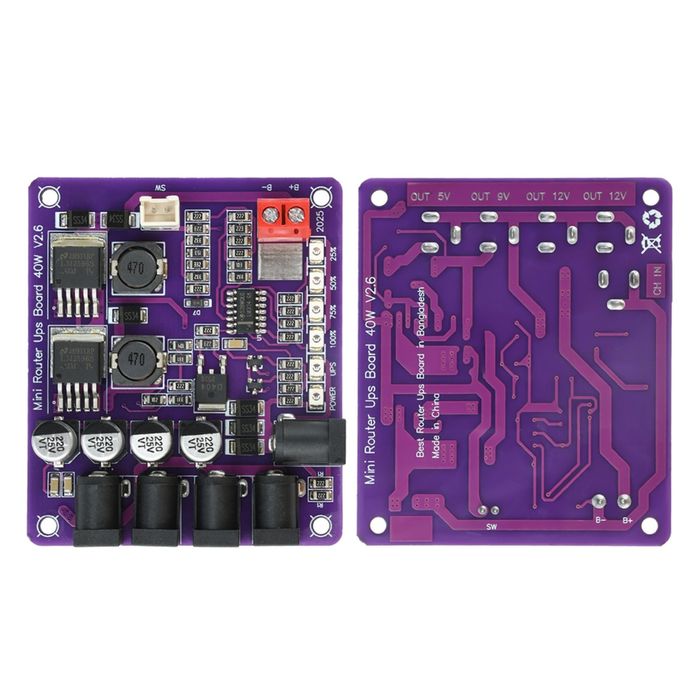 Плата безперебійного живлення (UPS) для роутерів та інших пристро