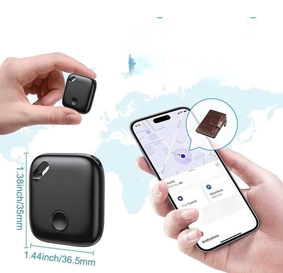 Lokalizator przedmiotów kluczy bagażu AirTracker iOS wodoodporny czarn