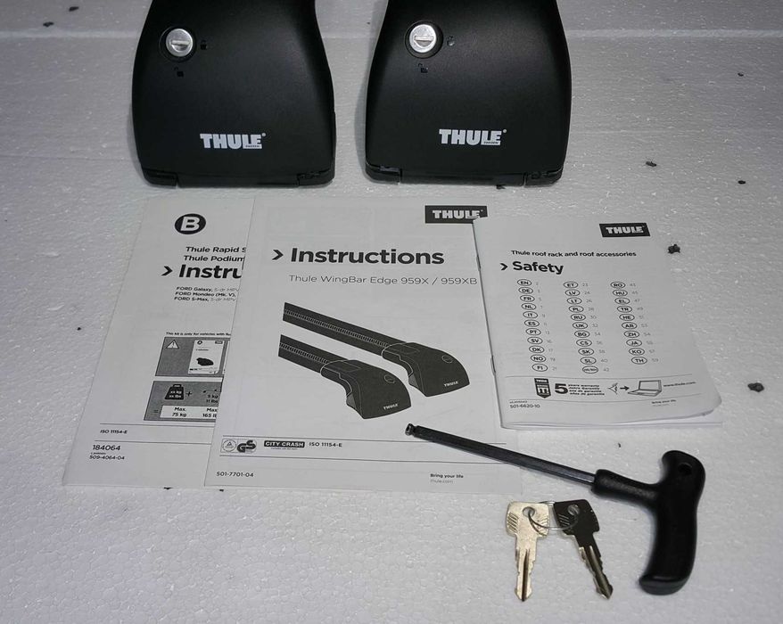 THULE Bagażnik dachowy do Ford Mondeo MK5 kombi_Kolor: Czarny