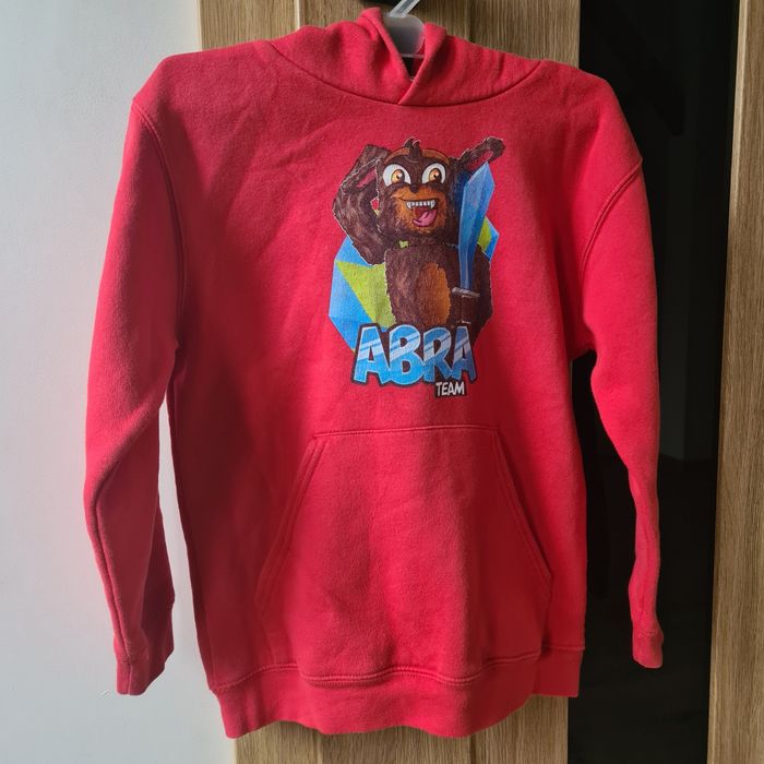 Bluza czerwona ABRA TEAM r.128, 7- 8 lat