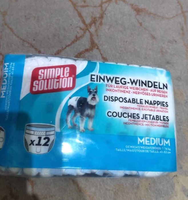 Fraldas para cão