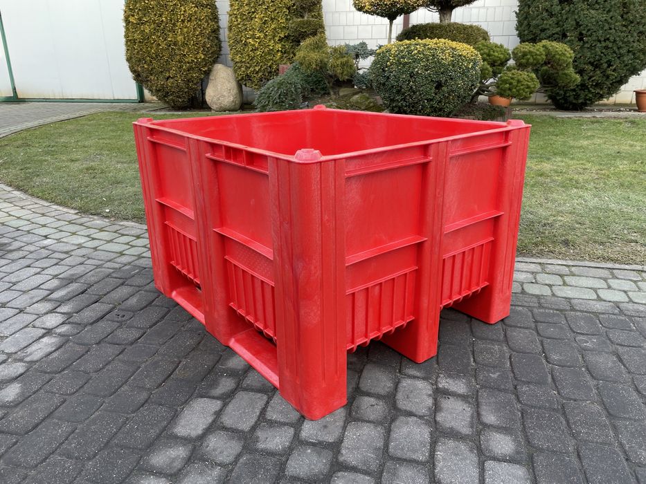 Skrzyniopaleta MONOLITYCZNA  610L Skrzyniopalety do MIĘSA