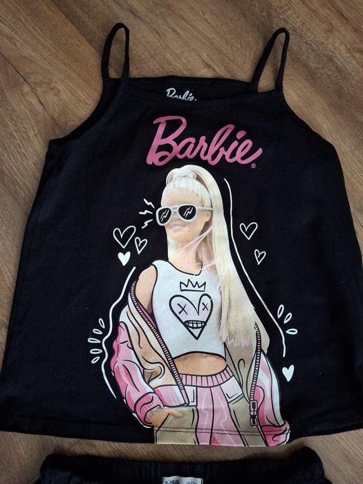 Piżama na lato Barbie 146 dla dziewczynek