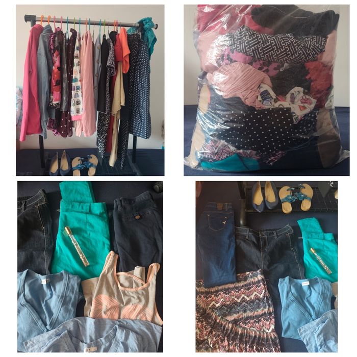 Paka ,zestaw ,mix damski r.38 M ,buty ,ubrania , torebka